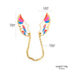Pride Wings Enamel Pins Butterfly Wings Tassel Chain Brooch Metal Feather Lapel Pin Suit Coat Breastpin Women Men's Accessories - Image 8