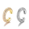 C Shape Cubic Zirconia Ear Cuff Clip No Piercing - Image 1