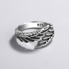 Silver Angel Wing Feather Stackable Open Rings For Women Beautiful Jewelry Accessories Prevent Allergy - Image 5