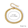 Woven Link Stainless Steel Bracelet with Gold Tone Finish - Image 28