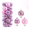 24Pcs 3/4/6CM Christmas Balls Big Ball Christmas Tree Pendant Ornaments for Party Decor Year Navidad Gifts Accessory - Image 7
