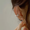 1pc Ear Cuff No Piercing Conch Ear Bone Earring Kpop Style Silver Color Micro Inlaid Zircon Cross Ear Clip Cartilage Jewelry - Image 13