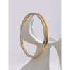60mm Minimalist Stainless Steel Hammered Bracelet Bangle for Women Distinctive Jewelry - Image 4
