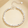 Silver Necklace Bracelet Set for Woman Vintage Lucky Beads Ball Jewelry Set Party Jewelery Gifts - Image 8
