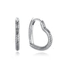 Heart and Hoop Earrings with Cubic Zirconia in Many Styles - Image 48