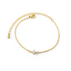 Stainless Steel Beaded Snake Chain Bracelet in Gold-Tone with 19 cm Length - Image 12
