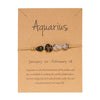 12 Zodiac Signs Woven Card Paper Bracelet for Women Men Minimalist Stone Handmade Braided Bracelet Friendship Jewelry - Image 13