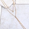 Simple Gold Color Beads Chain Necklace For Women Double Layer Bead Long Tassel Metal Sweater Chain Bohemia Charm Jewelry Gifts - Image 2