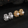 Iced Out CZ Ear Clip Earring For Women Men Shiny Zirconia Punk Hip-hop No Piercing Jewellery - Image 6