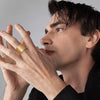 Wealth Fortune Amulet Kabbalah Adjustable Ring Men Solomon Secret Seal Finger Ring Stainless Steel Jewelry - Image 6