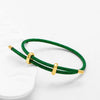 Ocesrio Multicolor Brass Bracelet Wrist Chain Thread String Adjustable Stainless Steel de joyería - Image 12