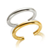 Stainless Steel Gold Color Thick Tube Open Bangle For Women Girl Hiphop Cuff Bracelet Jewelry - Image 6