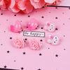 7 Pairs Mix In Box Lovely Children's Baby Girl Clip on Earrings kids Ear Clip no Pierced Party Cute Jewelry Gifts - Image 6