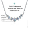 Necklace for Woman Wedding Jewely with Certificates Sliver Plated White Gold Necklace - Image 6