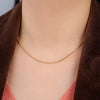 Round Snake Chain Necklace in Stainless Steel 0.9mm to 2mm - Image 16