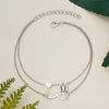 Bohemia A-Z Letter Initial Anklet For Women Silver Color Initial Heart Anklet Bracelet Leg Chain Beach Party Travel Foot Jewelry - Image 4