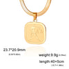12 Zodiac Sign Necklace for Women Stainless Steel 12 Constellation Pendant Snake Neck Chain Choker Birthday Jewelry Gifts - Image 22