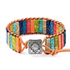Hand Jewelry Beads Braided Bracelets Colorful Adjustable Rainbow Stone Bracelet Rope Woven Charm Bohemian Style Bangle Gifts - Image 13