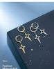 Modian Real 925 Sterling Silver Simple Stars Dangle Earrings For Women Fine Jewelry Star Pendant Party Drop Earrings