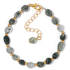 Multicolor Bead Bracelet with Square Spacer Details and Stone-Look Options - Image 34