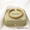 Personality Gold Color Stainless Steel Elastic Irregular Weave Twisted Open Bangles for Women Men Jewelry Does Not Fade - Image 6
