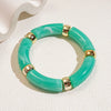 Multi-style Leopard Print Bamboo Tube Acrylic Stretchy Bracelets for Women Men Retro Resin Beaded Bangles Stack Jewelry Gift K1 - Image 21