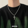 Hip Hop Zircon Star Double Layer Necklace For Men Women Charm Titanium Steel Pendant Chain Unisex Jewelry - Image 15