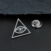 Gold Plated Eye of Wisdom Devil's Eye Badge, Men'ssuit Brooch,Black Lapel Pin, Clothing Accessories Set, Halloween Gift - Image 6