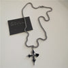 Punk Rock Black Heart Cross Pendant Chain Necklace For Men Women Cool Hip Hop Street Vintage 90s Y2K Grunge Goth Accessories - Image 9