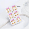 12 Pairs Pack Dainty Butterfly Stud Earrings Ear Piercing Accessories for Women Party Gifts Stall Supply - Image 2
