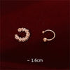C-Shaped Non-Piercing Ear Cuff Clip Earring Set - Image 4