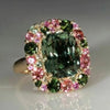 Newly Colorful Green Cubic Zirconia Rings for Women Special-interested Wedding Party Accessories Female Jewelry - Image 1