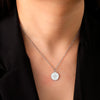 Compass Round Pendant Necklace Women Men Stainless Steel Neck Chain Hiphop North Star Sailing Travel Jewelry Gift - Image 3