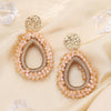 Colorful Water Drop Shape Drop Earrings For Women Beads Handmade Threading Crystal Big Long Earrings Jewelry Gift - Image 4
