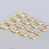Silver Simple Matte Bohemian Round Ear Buckle for Women Punk Unisex Rock Hoop Earring Jewelry Accessories - Image 3