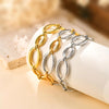 Minimalist Handmade Chain Bracelet for Women,Stainless Steel Oval Bracelets, Jewelry Gift - Image 1