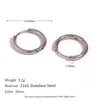 Cubic Zirconia Huggie Hoop Earrings in Multiple Sizes - Image 21