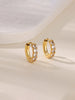 Stone Drop Earrings for Women Stainless Steel Gold Color Opal Round Earrings Wedding Christmas Jewerly Gift - Image 16
