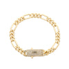 Brass Cuban Link Chain Bracelet Gold Plated with Zircon 6mm 8mm 10mm Width 17cm 20cm Unisex Hip Hop Jewelry - Image 4
