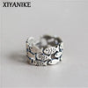 Silver Color Handmade Engagement Rings for Women Wedding Couple Creative Design Cute Fishs Jewelry Adjustable - Image 1