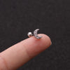 1PC Helix Piercing Stud Earrings For Women Conch Flat Ear Lobe Piercings Cartilage Tragus Stainless Steel Body Jewelry Girl Gift - Image 15
