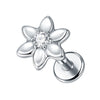 1Pc Titanium Cz Crystal Ear Cartilage Tragus Helix Daith Piercing Internal Thread Lip Stud Labret Piercing Body Jewelry 16G - Image 15