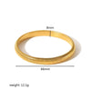 Gold Plated Stainless Steel Elastic Bracelet for Women Personality Hiphop Punk Cuff Party Jewelry - Image 13