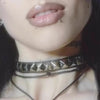 Black PU Leather Square Rivets Necklace Gothic Punk Chokers Collar Choker Necklace Goth Sexy Women Girl Cosplay Party Jewelry - Image 1