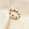 Elegant Freshwater Pearl Ring With Stainless Steel Beads Handmade Wedding Rings For Women Girls - Image 13
