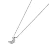 Rhinestone Moon Star Heart Pendant Necklace Stainless Steel Zircon Daily Necklace for Women - Image 10