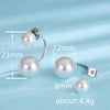Double Imitation Pearl Earrings for Women Creative Design Versatile Female Earring Daily Wear Temperament Jewelry - Image 6