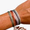 Herlook Vintage Colombia Slim Bracelet for Women Men Handwoven Braided Wristband Bracelets Hippie Boho Jewelry - Image 1