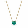Silver Four-Leaf Clover Butterfly Star Moon Heart Key Necklace For Women Jewelry Valentine's Day Gift - Image 4