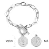 Women Bracelet Stainless Steel Silver/gold Color T bar Flat Line Oval Chain Female Bracelet Jewelry - Image 19